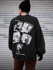 Enfants Riches Déprimés "e r d" Collage Long-Sleeve - Black