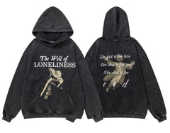Enfants Riches Déprimés "The Well of Loneliness" Hoodie - Washed Black