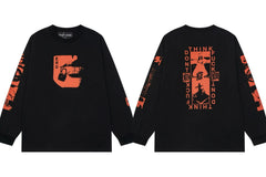 Enfants Riches Déprimés "ERD" Padlock Graphic Long-Sleeve - Black