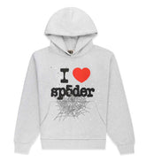 Sp5der Souvenir Hoodie Heather Grey
