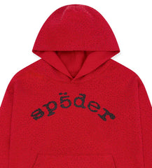 Sp5der VVS Webstone Hoodie Red