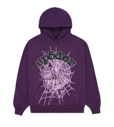 Sp5der Web Hoodie Purple