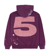 Sp5der Nocturnal Highway Hoodie Dark Purple
