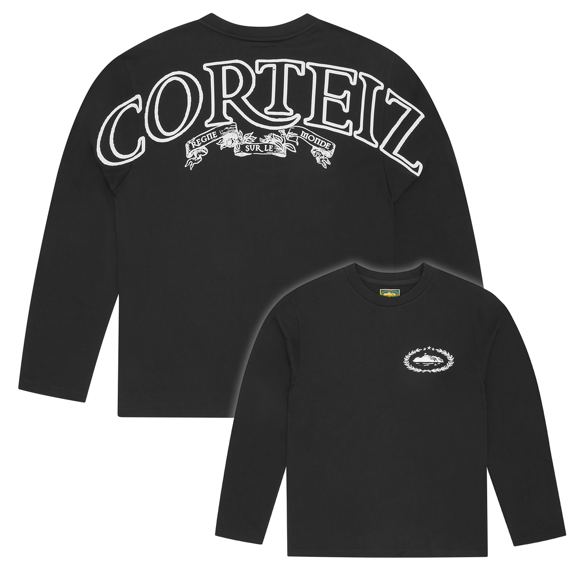 ROYALE HEAVYWEIGHT TEE LS [BLACK]