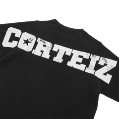 STAR RAGLAN WAFFLE THERMAL [BLACK]